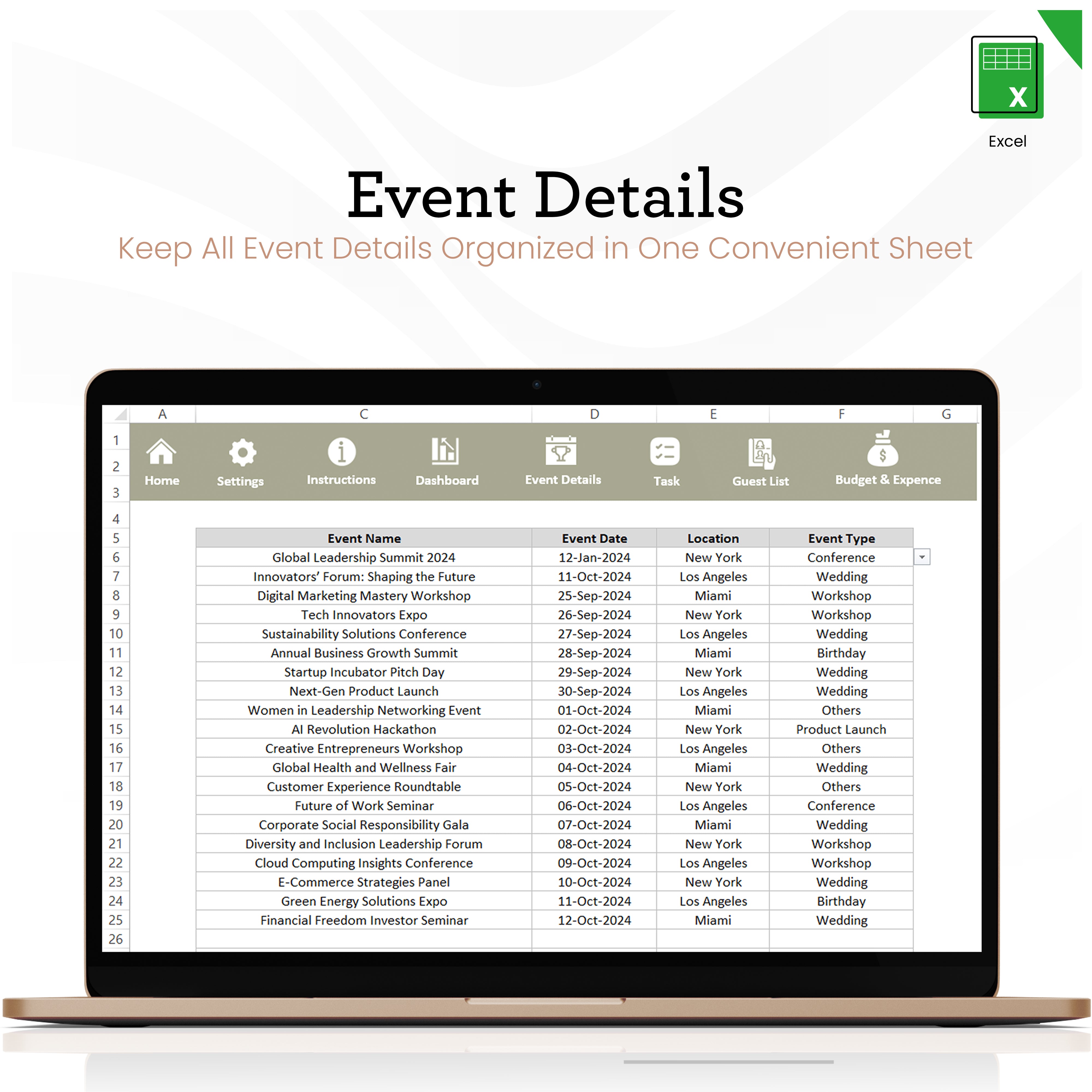 Event Planner Tracker